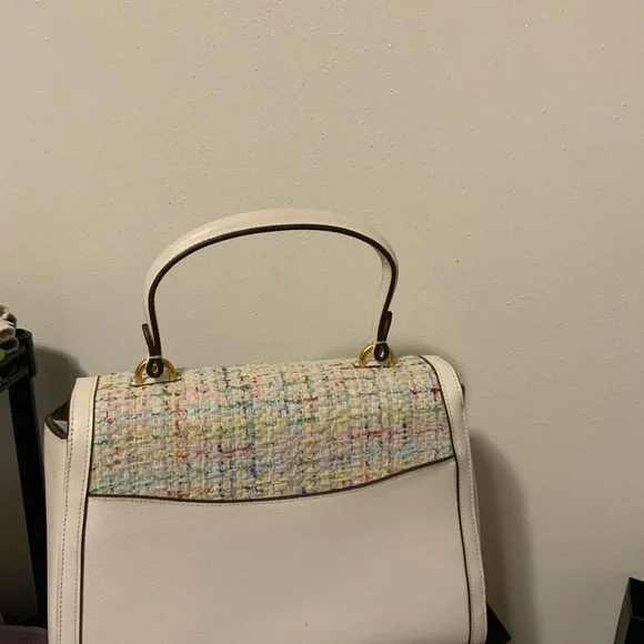 NWOT Kate Spade Colorful Tweed Satchel - Picture 2 of 5
